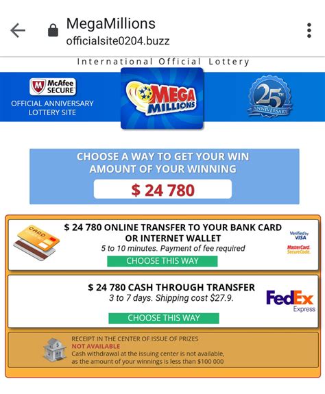 Beware of scams that try to cash in on the hype of Mega Millions.